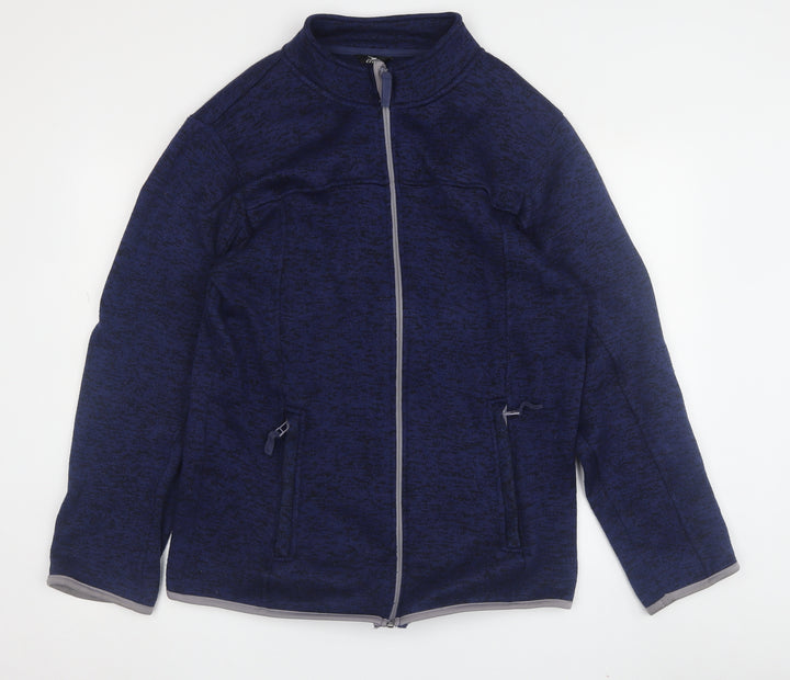 Crane Men's Blue Windbreaker Jacket, M