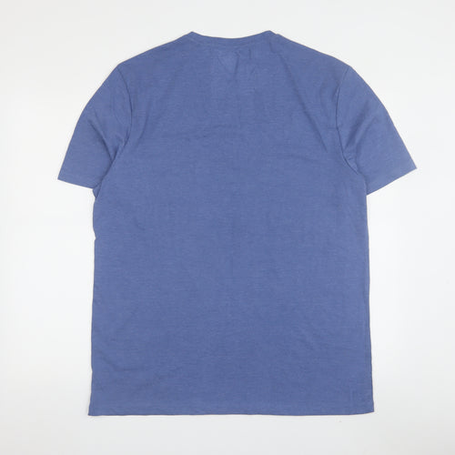 The Simpsons Men's L Blue Funny Graphic T-Shirt