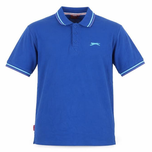 Slazenger Men's Blue M Polo Shirt, Casual Style