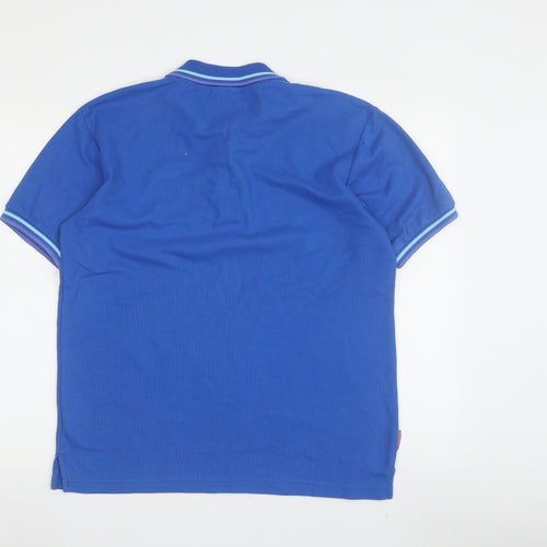 Slazenger Men's Blue M Polo Shirt, Casual Style