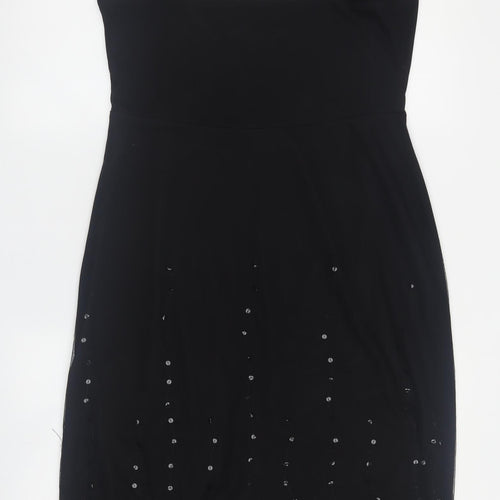 Olsen Black Sequin Women's Dress Size 12 Party Cocktail
