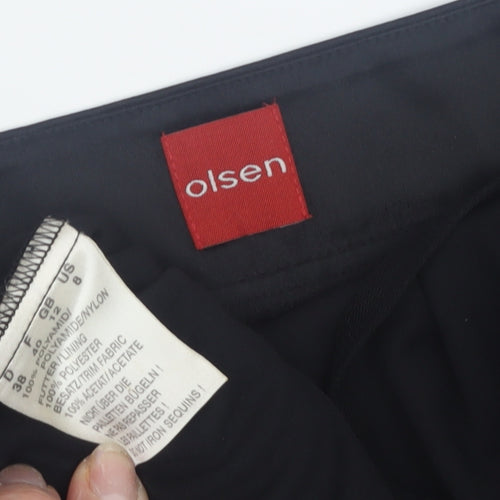 Olsen Black Sequin Women's Dress Size 12 Party Cocktail
