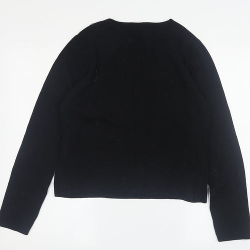 New Look Women's Black Jumper Size 18 Viscose Nylon