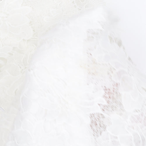 Izabel London Women's White Floral Lace Shift Dress Size 18