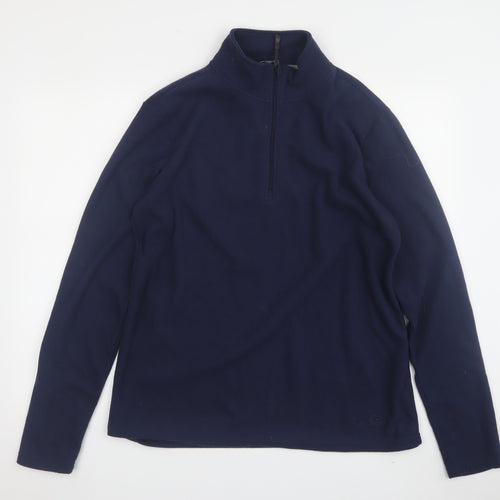 Peter Storm Women's Blue Fleece Sweatshirt Size 16