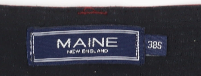 Maine New England Men's Red Chino Trousers, 38S, Regular Fit