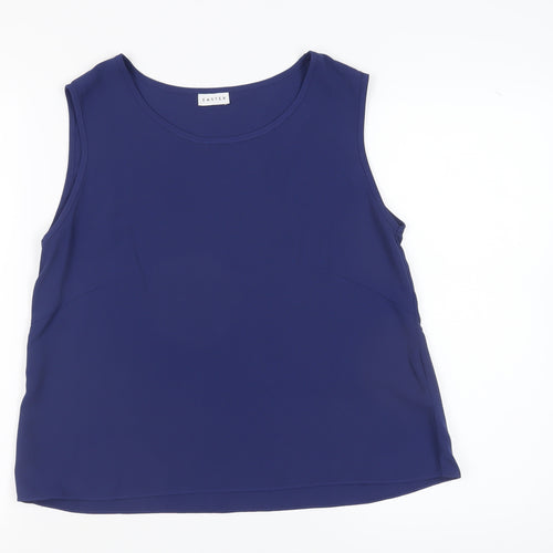 Eastex Women's Blue Sleeveless Tank, Size 10, Casual Wear