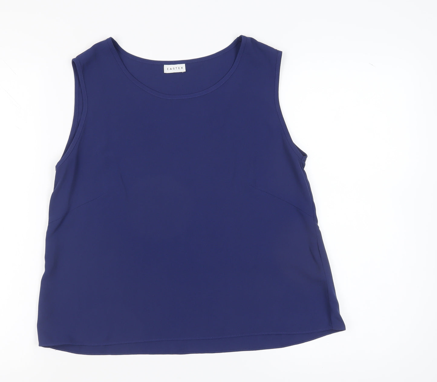 Eastex Women's Blue Sleeveless Tank, Size 10, Casual Wear