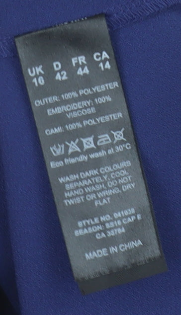 Eastex Women's Blue Sleeveless Tank, Size 10, Casual Wear