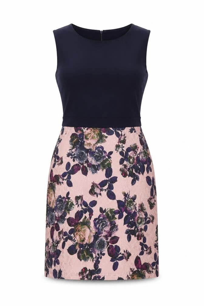 Stylist Pick Women's Multicoloured Floral Sheath Dress Size 14