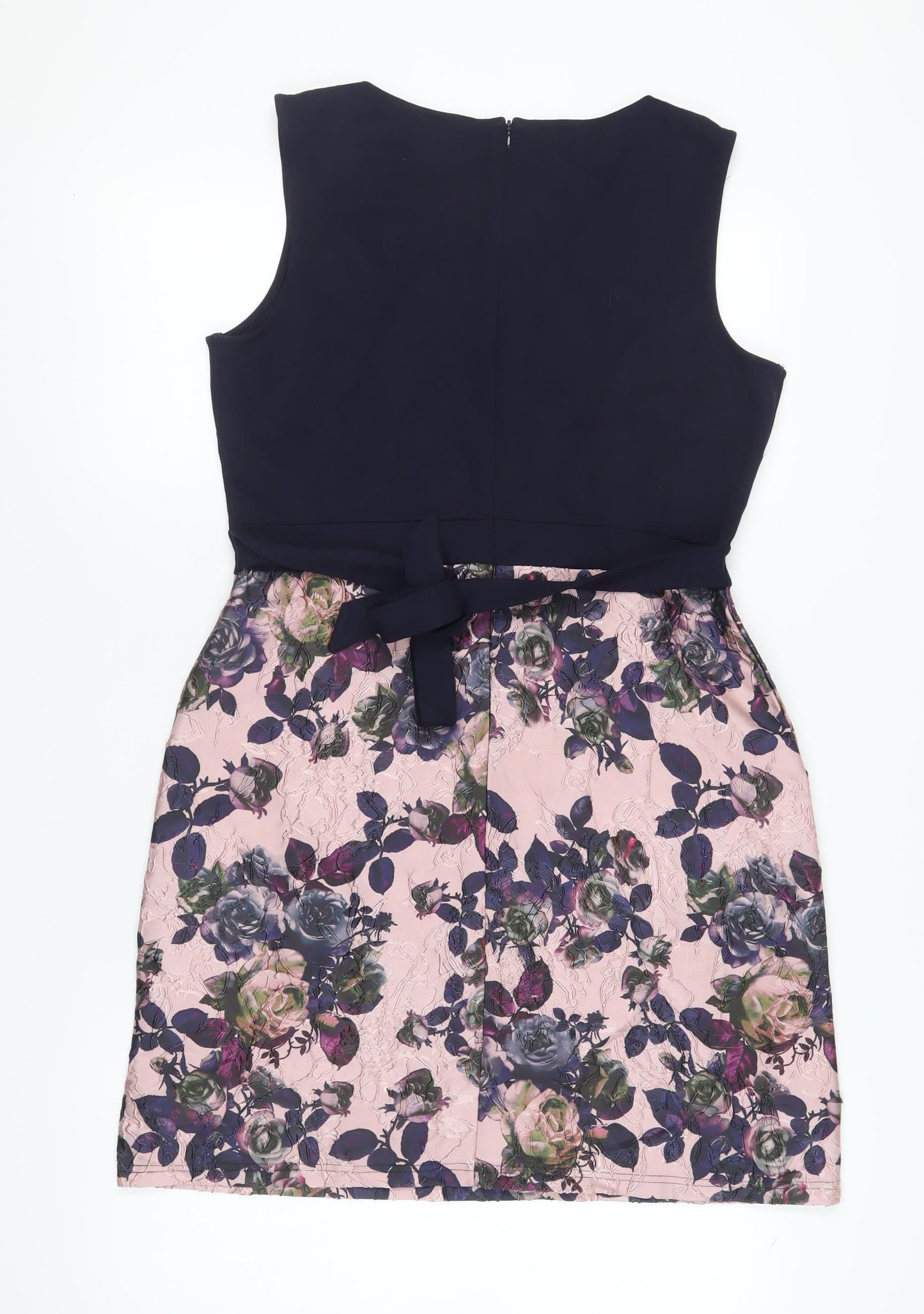 Stylist Pick Women's Multicoloured Floral Sheath Dress Size 14