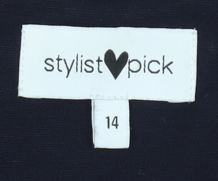 Stylist Pick Women's Multicoloured Floral Sheath Dress Size 14