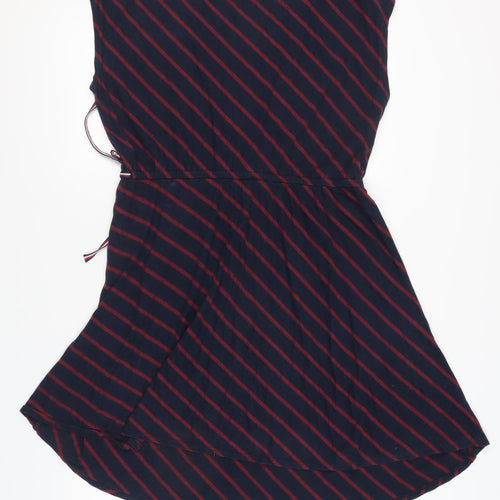 Tommy Hilfiger Women's Blue Striped Jersey Dress XL