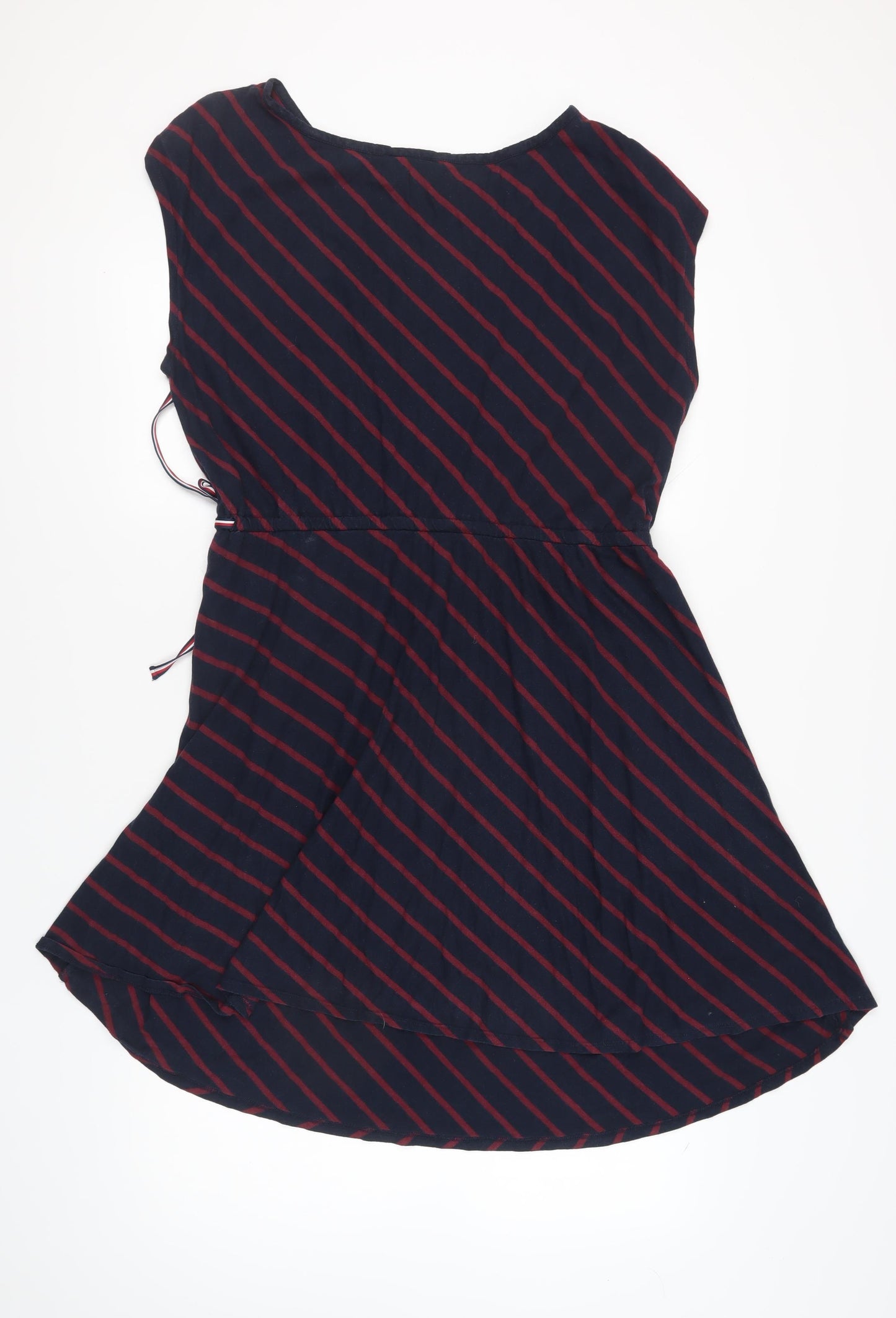 Tommy Hilfiger Women's Blue Striped Jersey Dress XL