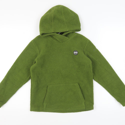 Dare 2b Boys Green Pullover Fleece Hoodie Age 11-12