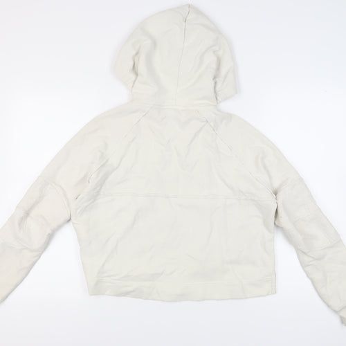 AllSaints Women's Ivory Full Zip Hoodie Size S
