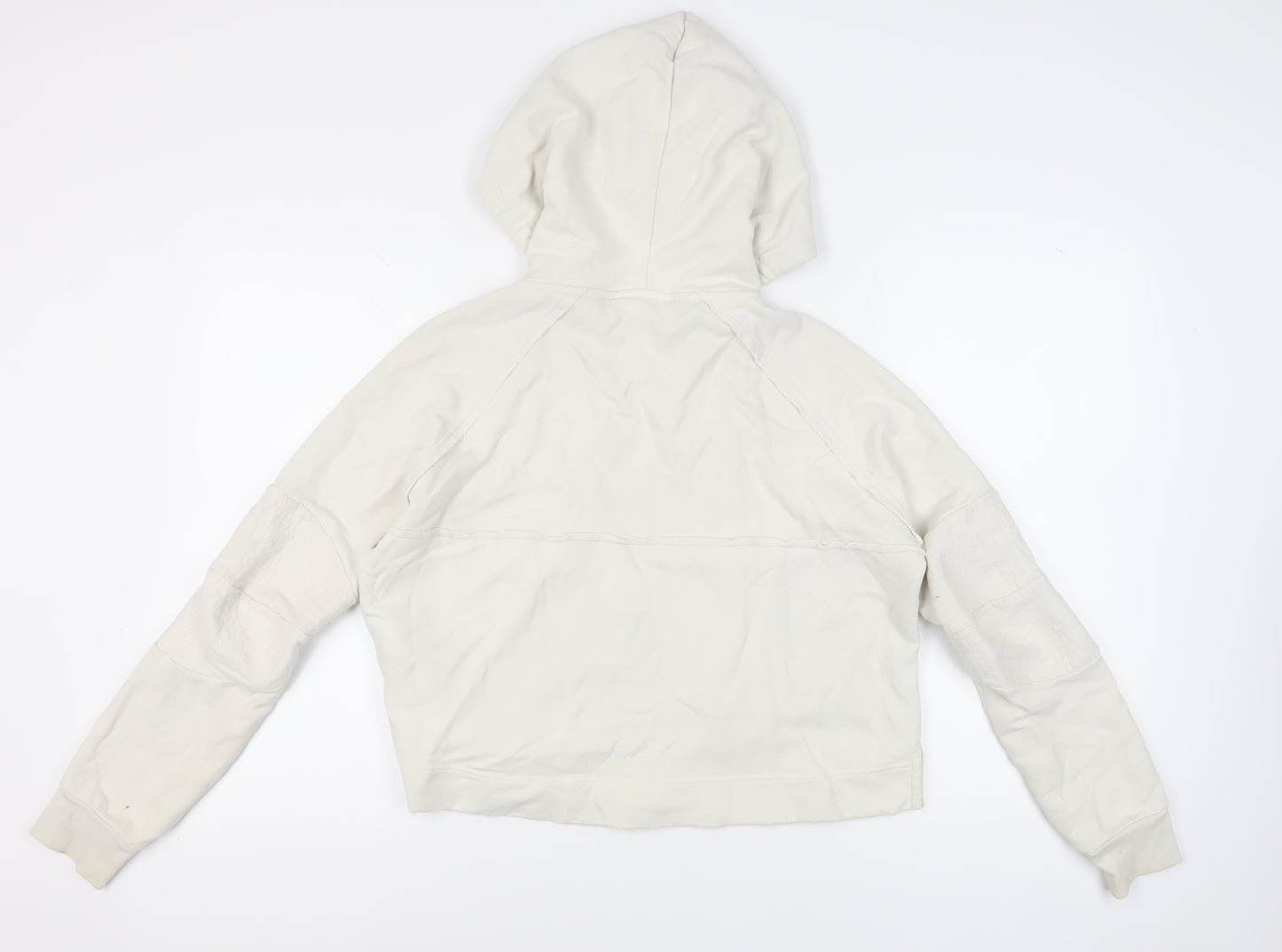 AllSaints Women's Ivory Full Zip Hoodie Size S