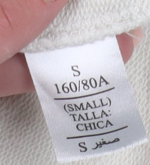 AllSaints Women's Ivory Full Zip Hoodie Size S