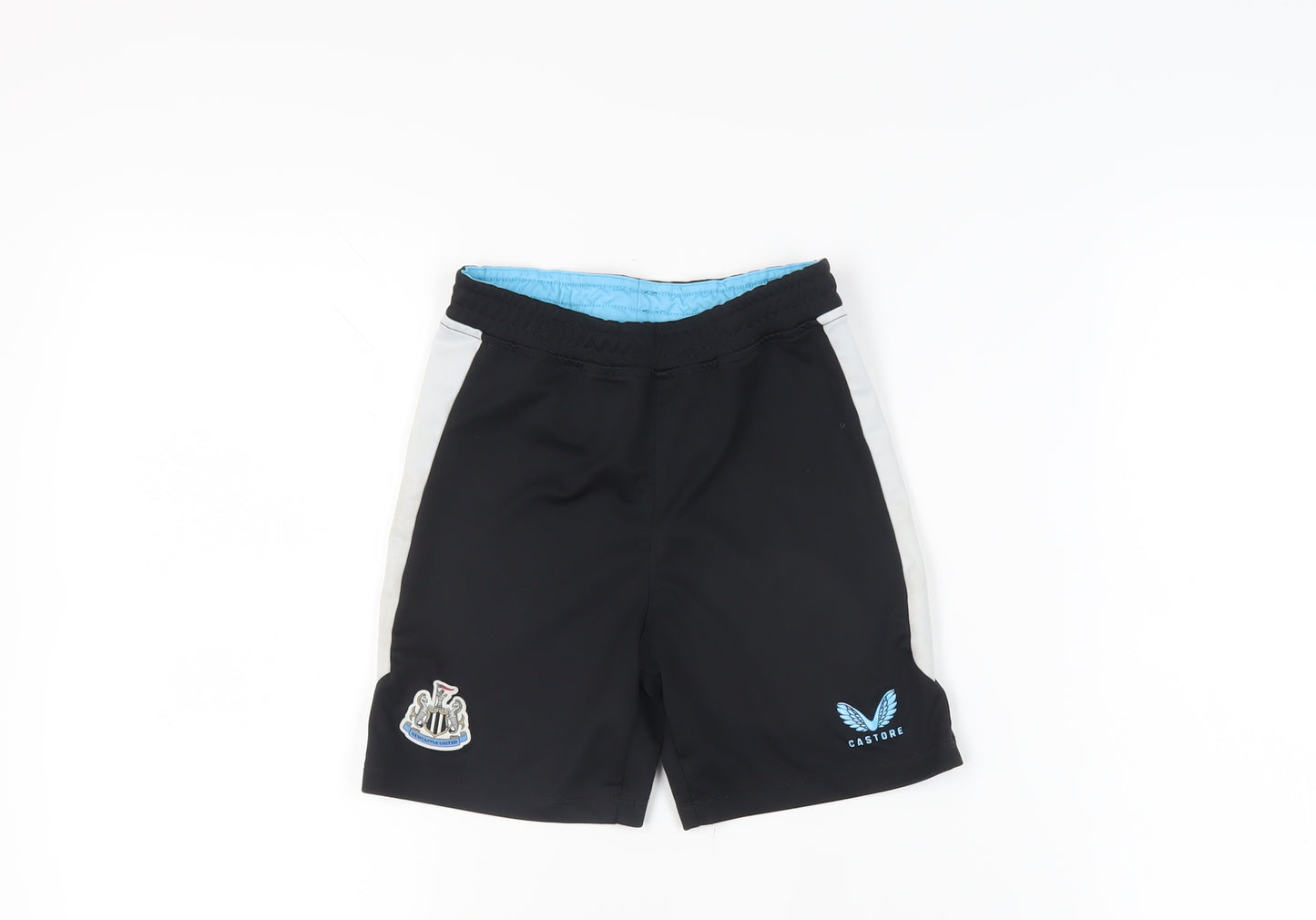 Castore Boys Black Athletic Shorts 6-7Y Football Wear