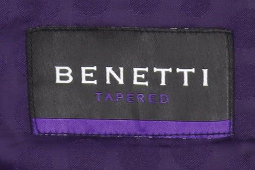 Benetti Men's Grey Blazer - 40R Regular Fit