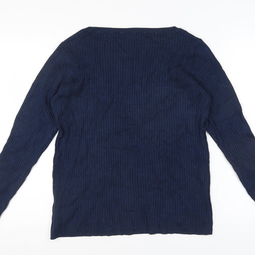Marks and Spencer Women's Blue Pullover Jumper Size 18