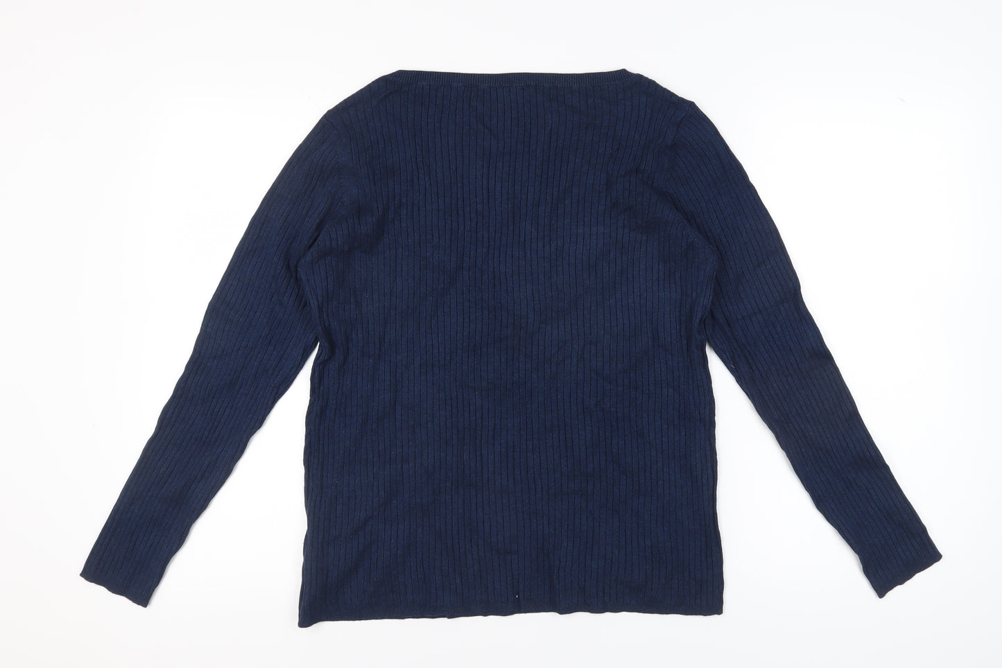 Marks and Spencer Women's Blue Pullover Jumper Size 18