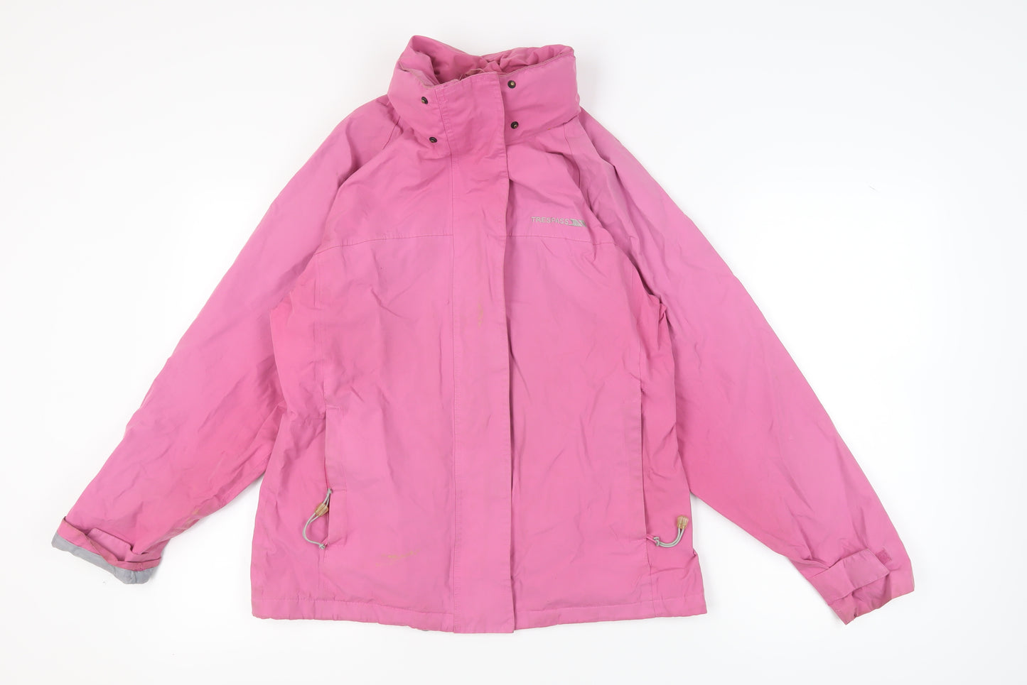 Trespass Pink Women's Basic Jacket, Size L, Waterproof