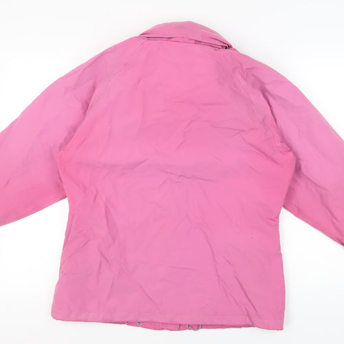 Trespass Pink Women's Basic Jacket, Size L, Waterproof