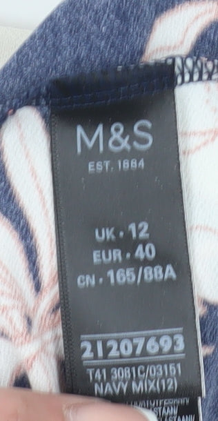 Marks & Spencer Women's Floral Tunic Top, Size 12