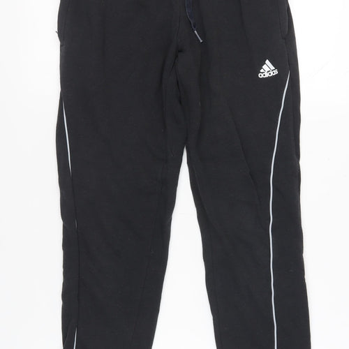 Adidas Black Jogger Trousers, Unisex S, Gym Wear