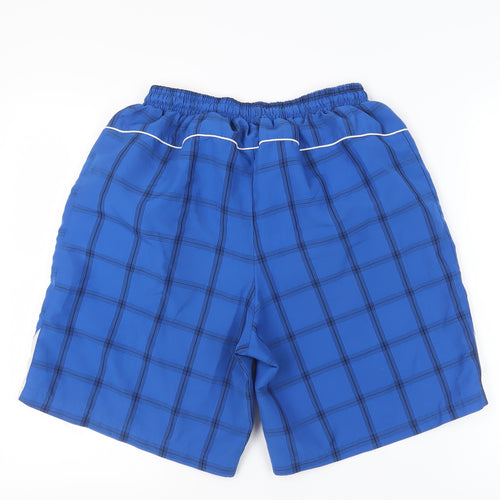 Slazenger Men's Blue Swim Shorts - Large Size, Pockets
