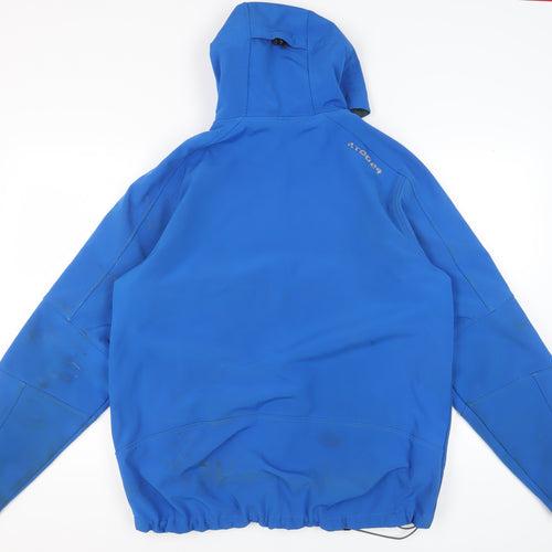 TOG24 Men's Blue Windbreaker Jacket, Size L, Hooded
