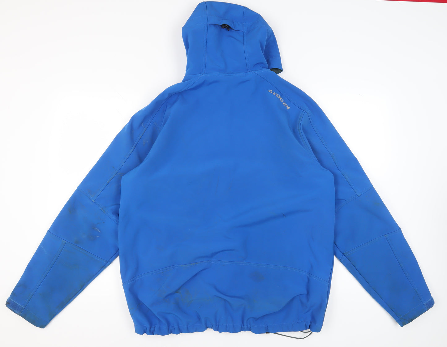 TOG24 Men's Blue Windbreaker Jacket, Size L, Hooded