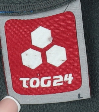 TOG24 Men's Blue Windbreaker Jacket, Size L, Hooded