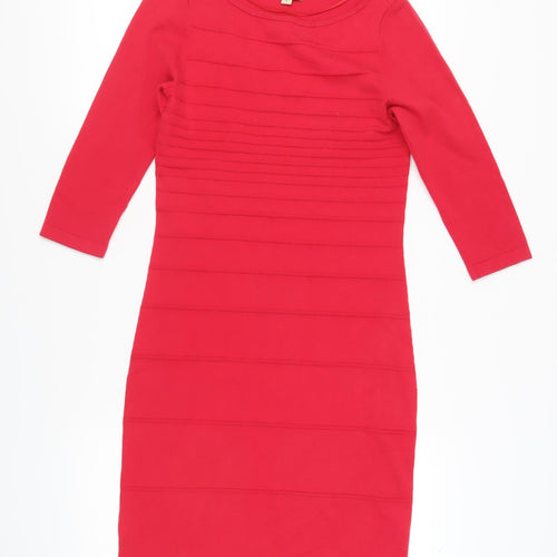 Arabella & Addison Women's Red Sheath Dress, Size S