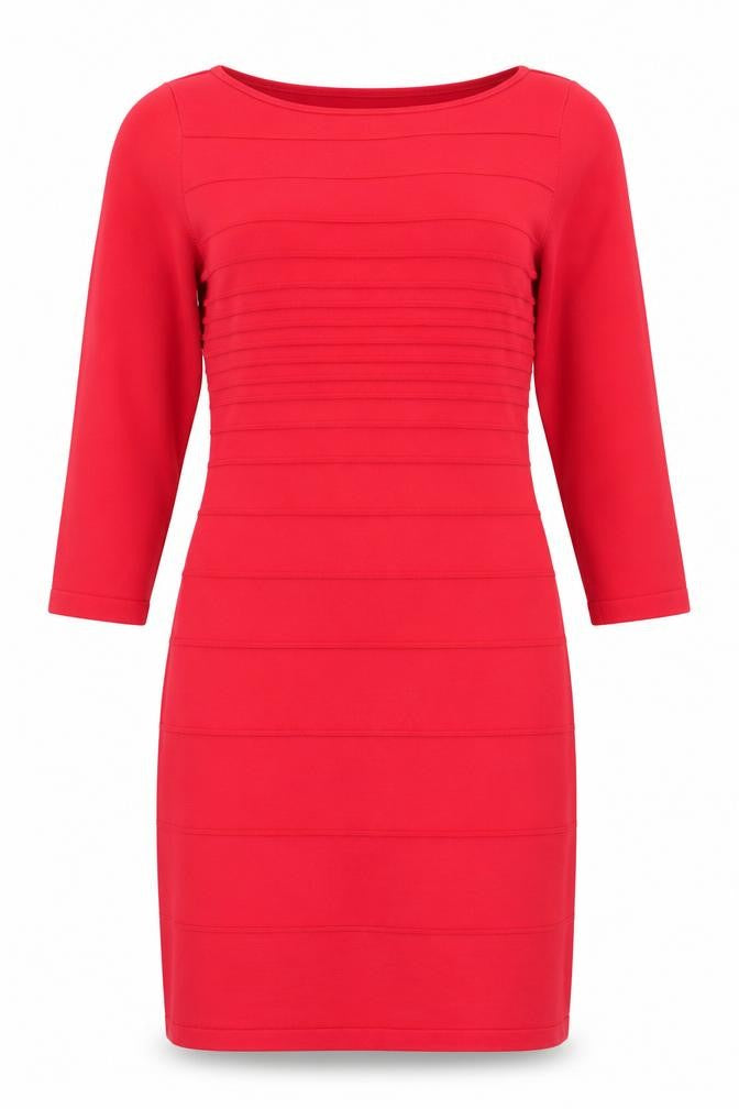 Front view of Arabella & Addison Women's Red Sheath Dress, size S