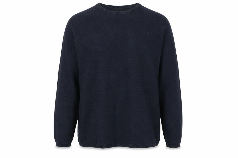 Front view of Selected Homme Men's Blue XL Cotton jumper