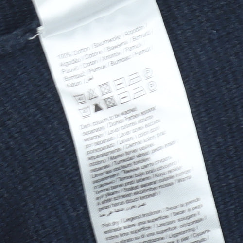 Selected Homme Men's Blue XL Cotton Pullover Jumper