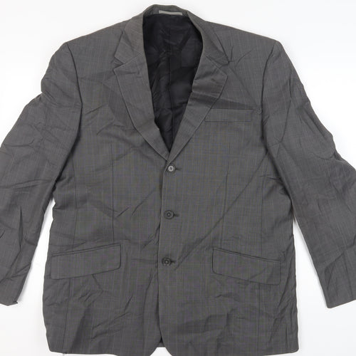 Next Men's Grey Check Blazer 44R