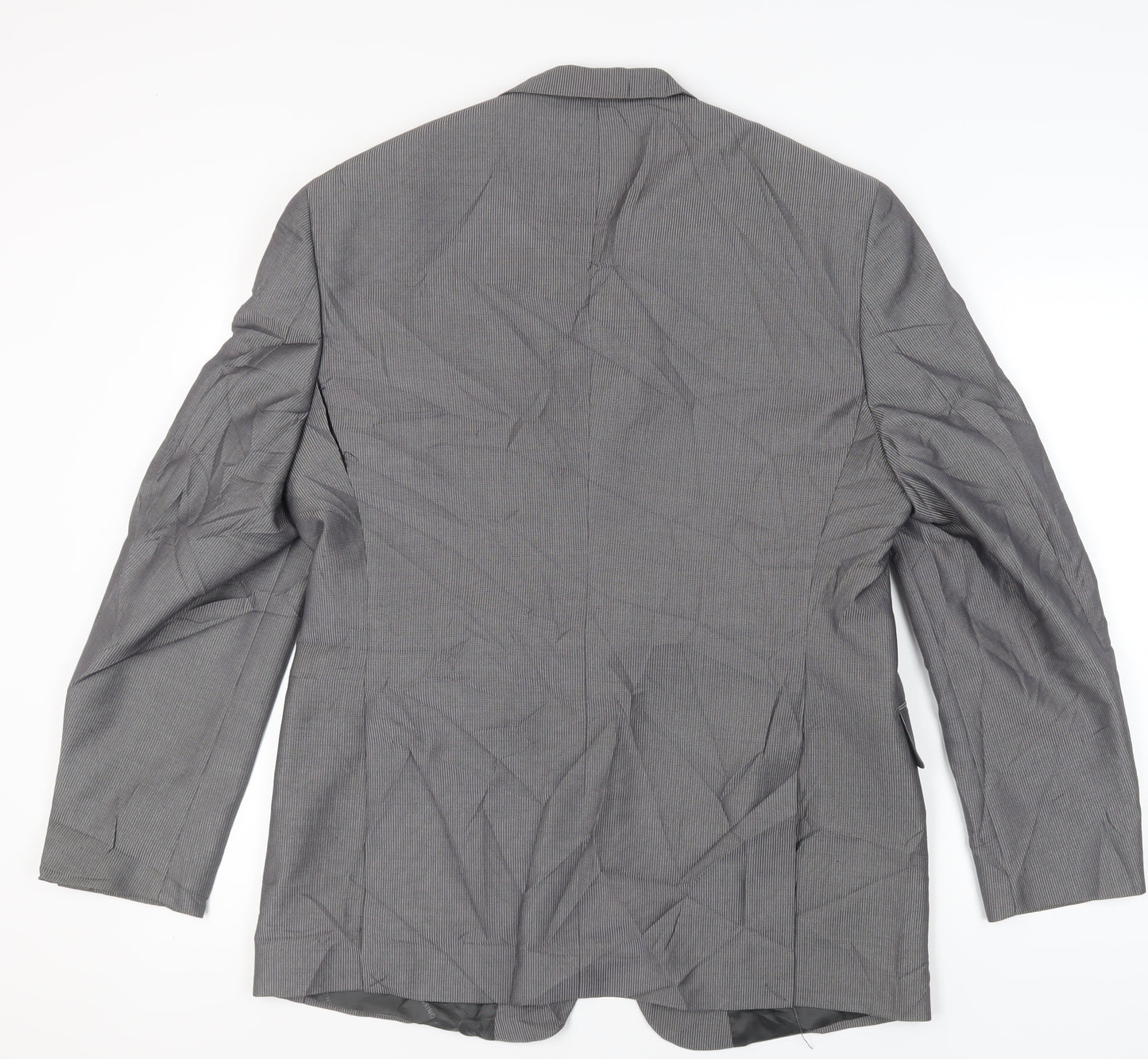 Marino Vicci Men's Grey Blazer, Size 46R, Formal Jacket