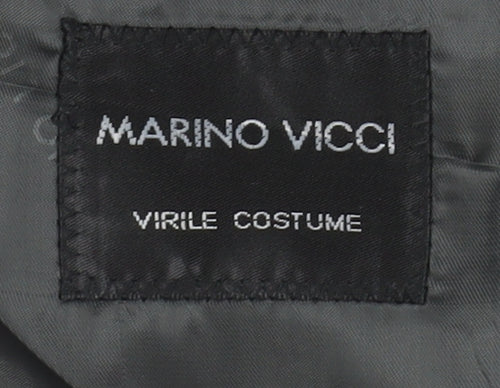 Marino Vicci Men's Grey Blazer, Size 46R, Formal Jacket