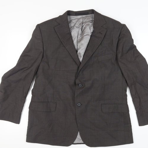 Marks and Spencer Men's Neutral Wool Blazer, 44S