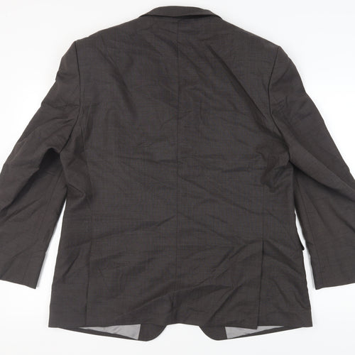 Marks and Spencer Men's Neutral Wool Blazer, 44S