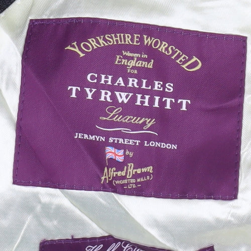Charles Tyrwhitt Black Men's Wool Blazer 40L