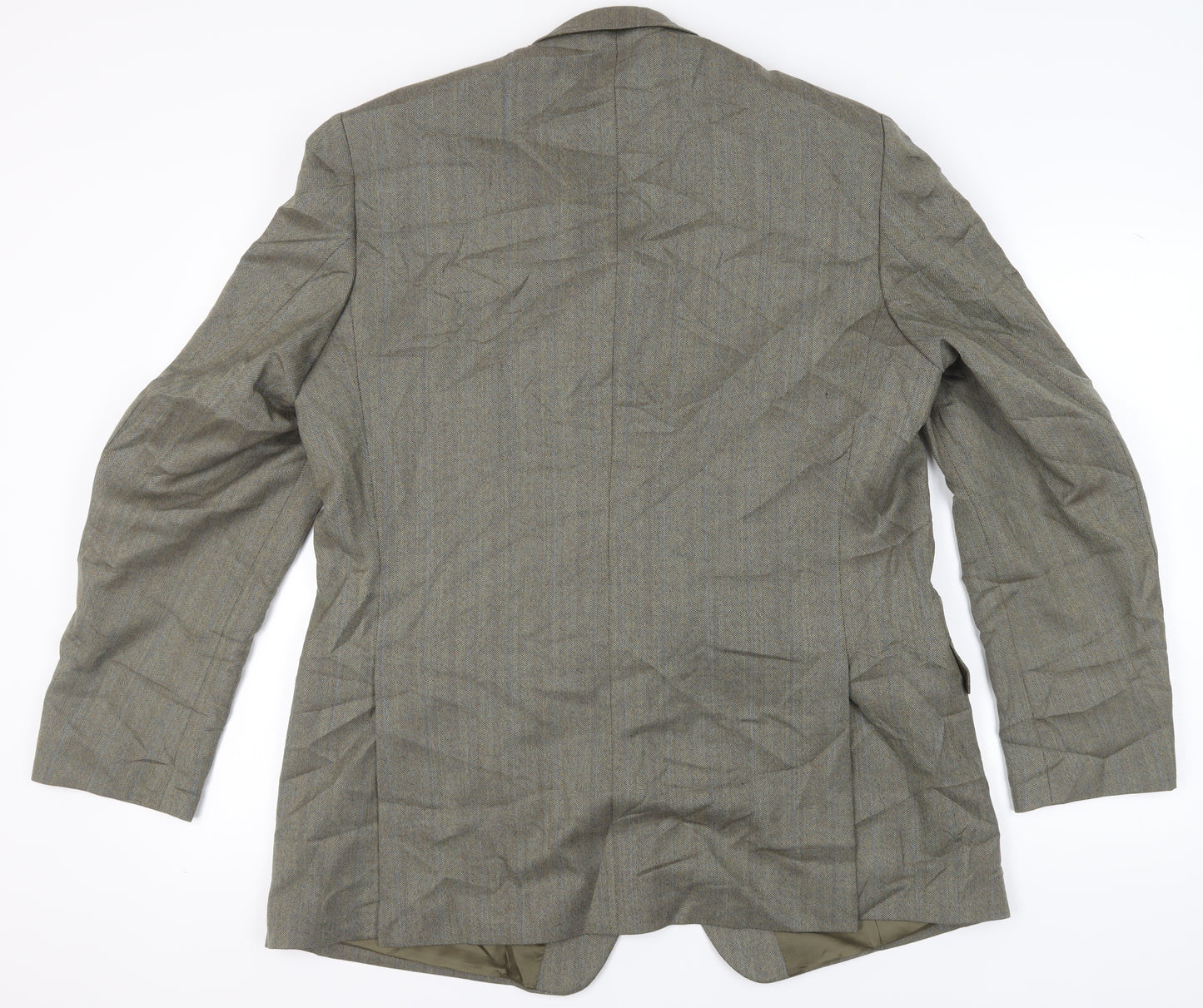 Magee Men's Grey Long Blazer, Classic Fit, Size 46L