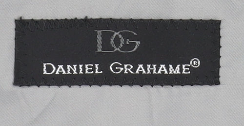 Daniel Grahame Men's Black Striped Blazer, Size 42R