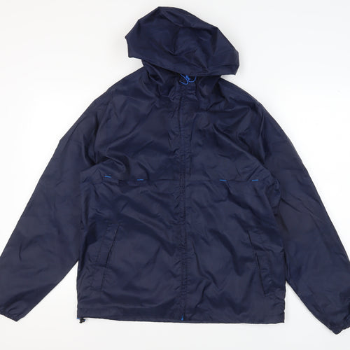 Decathlon Men's Blue Windbreaker Jacket L