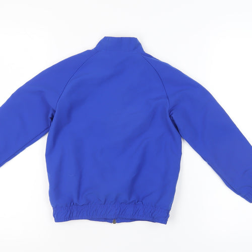 Adidas Boys Blue Track Jacket 5-6 Years Full Zip