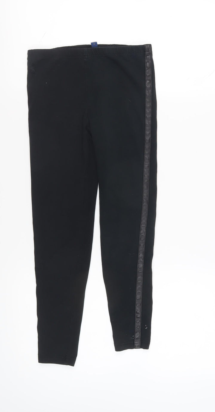 Ralph Lauren Girls Black Leggings L