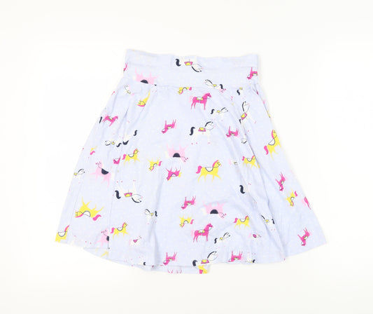 Joules Girls Multicoloured Cotton A-Line Skirt 11-12 Years